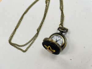 Montre à gousset sautoir trefle – Image 3