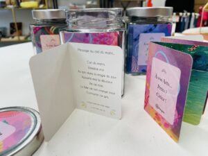 Cartes créatives et poétiques roses – Image 2