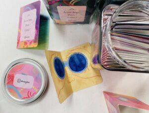 Cartes créatives et poétiques roses – Image 5
