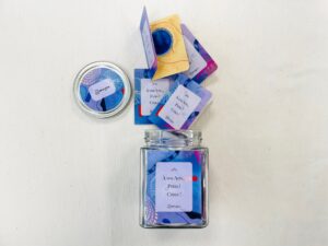 Modèle Découverte Cartes créatives et poétiques BLEU – Image 7
