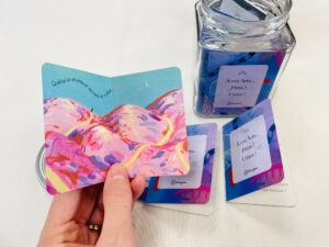 Modèle Découverte Cartes créatives et poétiques BLEU – Image 5