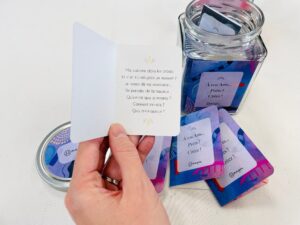 Modèle Découverte Cartes créatives et poétiques BLEU – Image 3