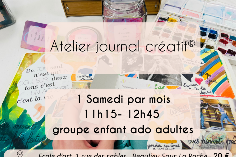 Journal créatif adulte/enfant/ado