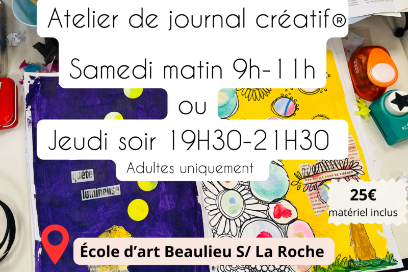 Journal créatif gr. Adultes Beaulieu S La Roche