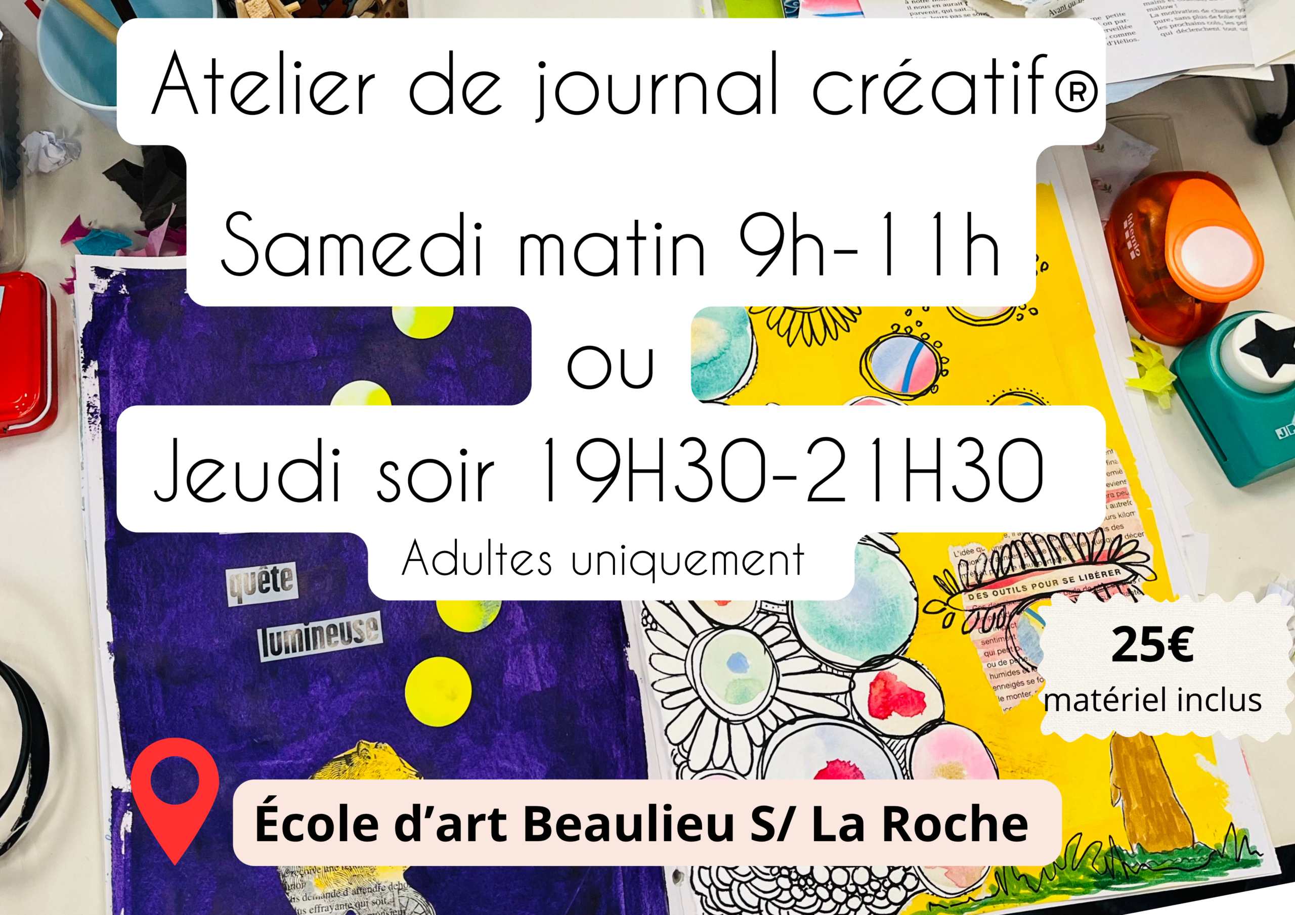 Journal créatif gr. Adultes Beaulieu S La Roche
