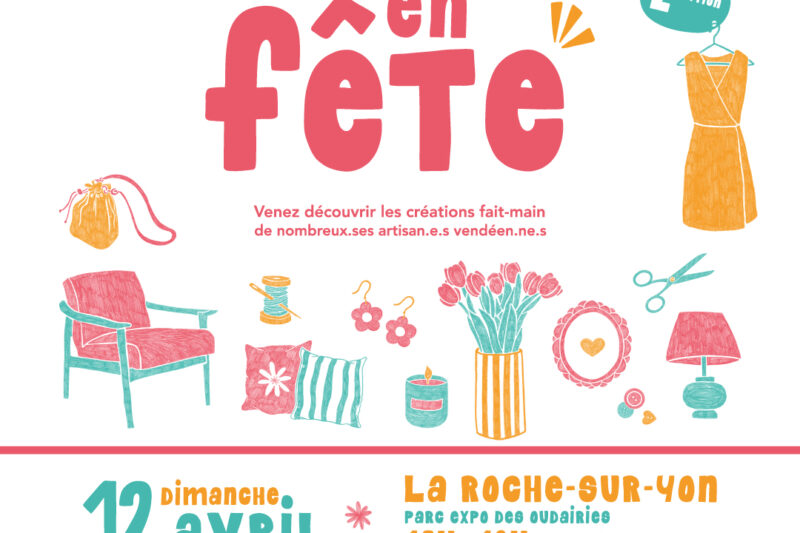 Atelier " les créateurs en fête" créationbroches en cuir