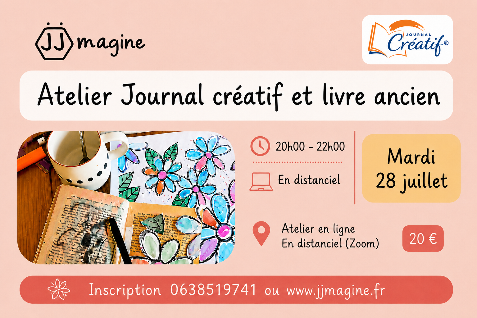 VISIO/Atelier journal créatif et livre ancien
