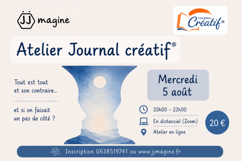 VISIO/Atelier journal créatif "tout est tout et son contraire"