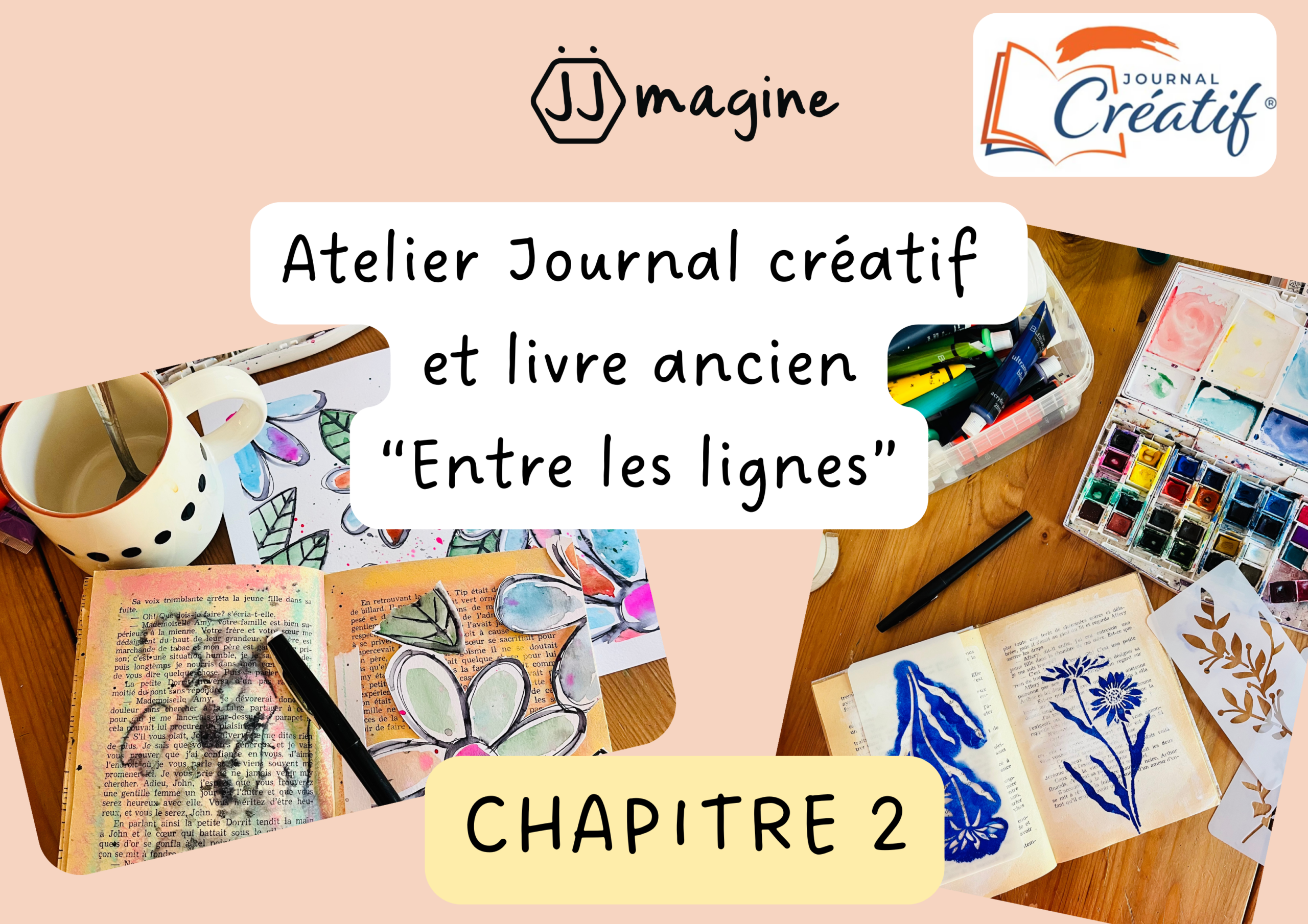 Chapitre 2/Atelier journal créatif et livre ancien