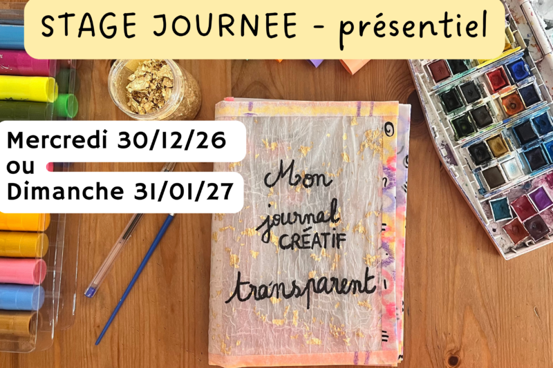 STAGE Mon journal créatif transparent