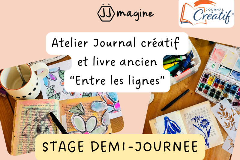 STAGE demi-journéeAtelier journal créatif et livre ancien